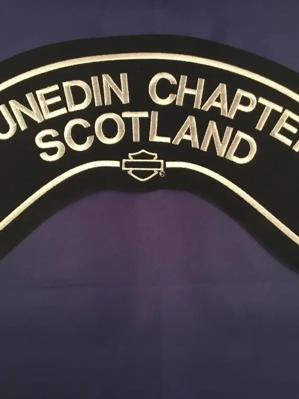 HOG Eagle – Silver (Large) Chapter Rocker - Silver (Large)