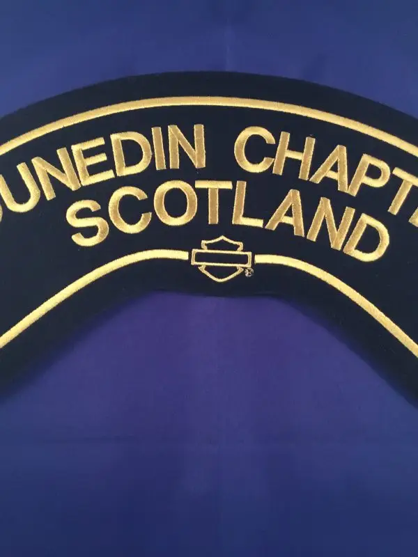 HOG Eagle – Silver (Large) Chapter Rocker - Gold (Large)