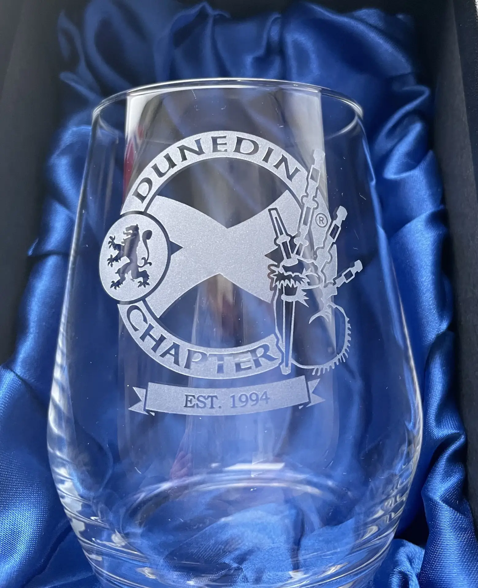 Dunedin HOG Chapter 30th Anniversary Glass