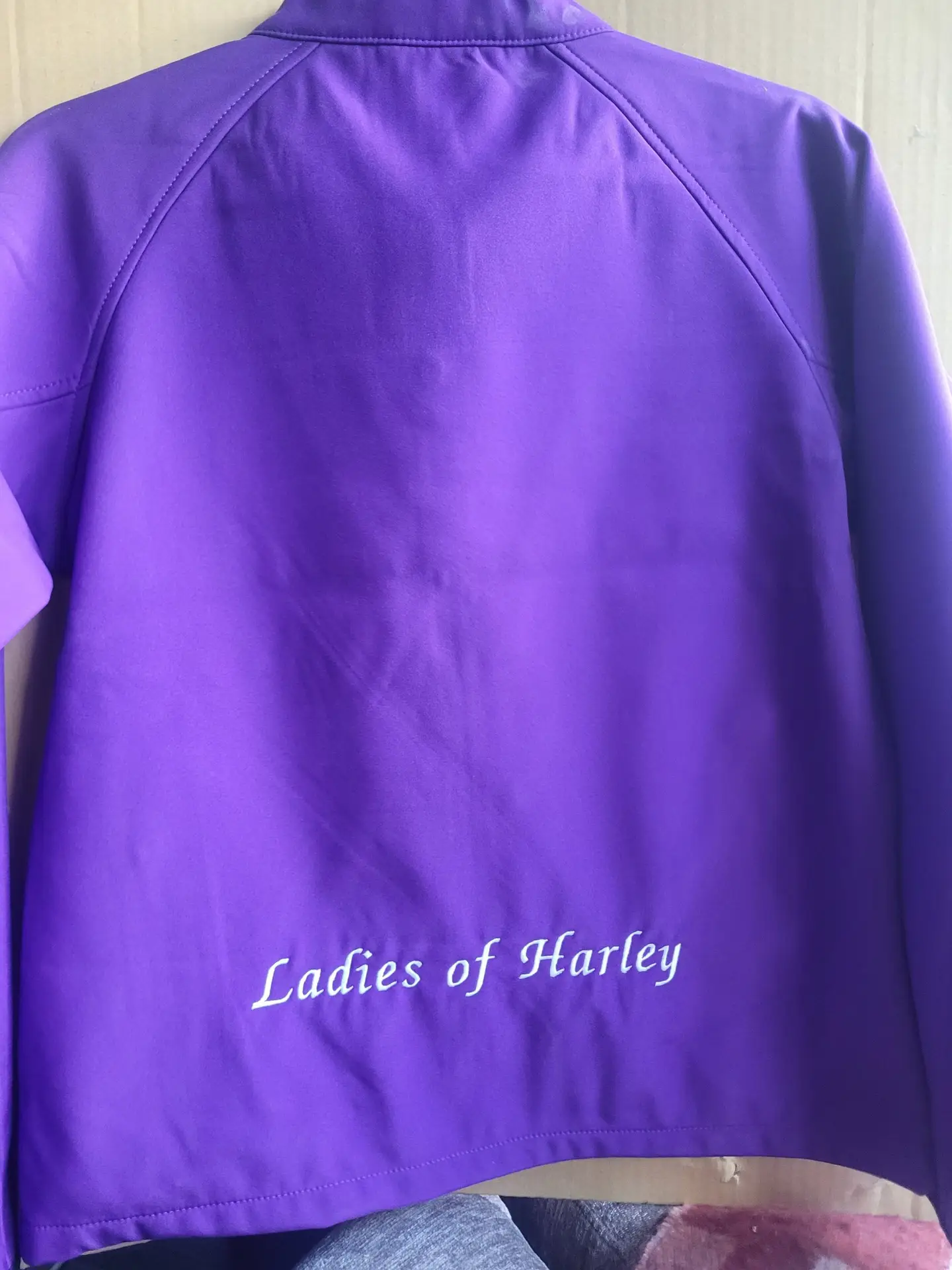 Ladies of Harley Purple Softshell Jacket