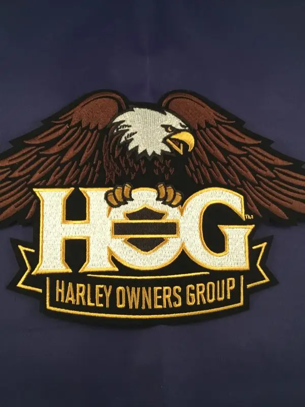 HOG Eagle Patch - Brown (Large)