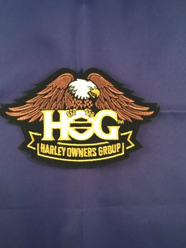 HOG Eagle Patch - Brown (Small)