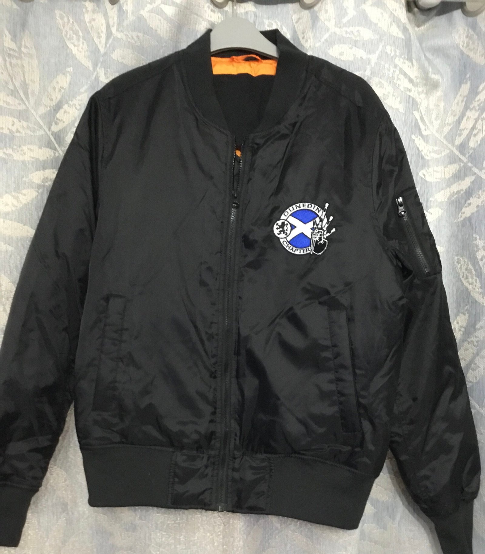 Embroidered Bomber Jacket