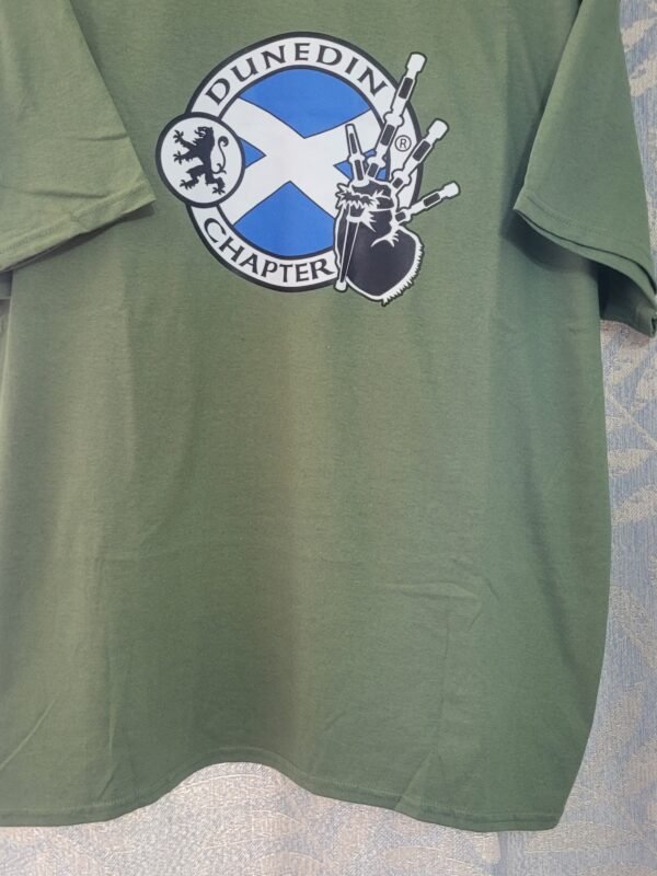 T-shirt with large transfers front and back