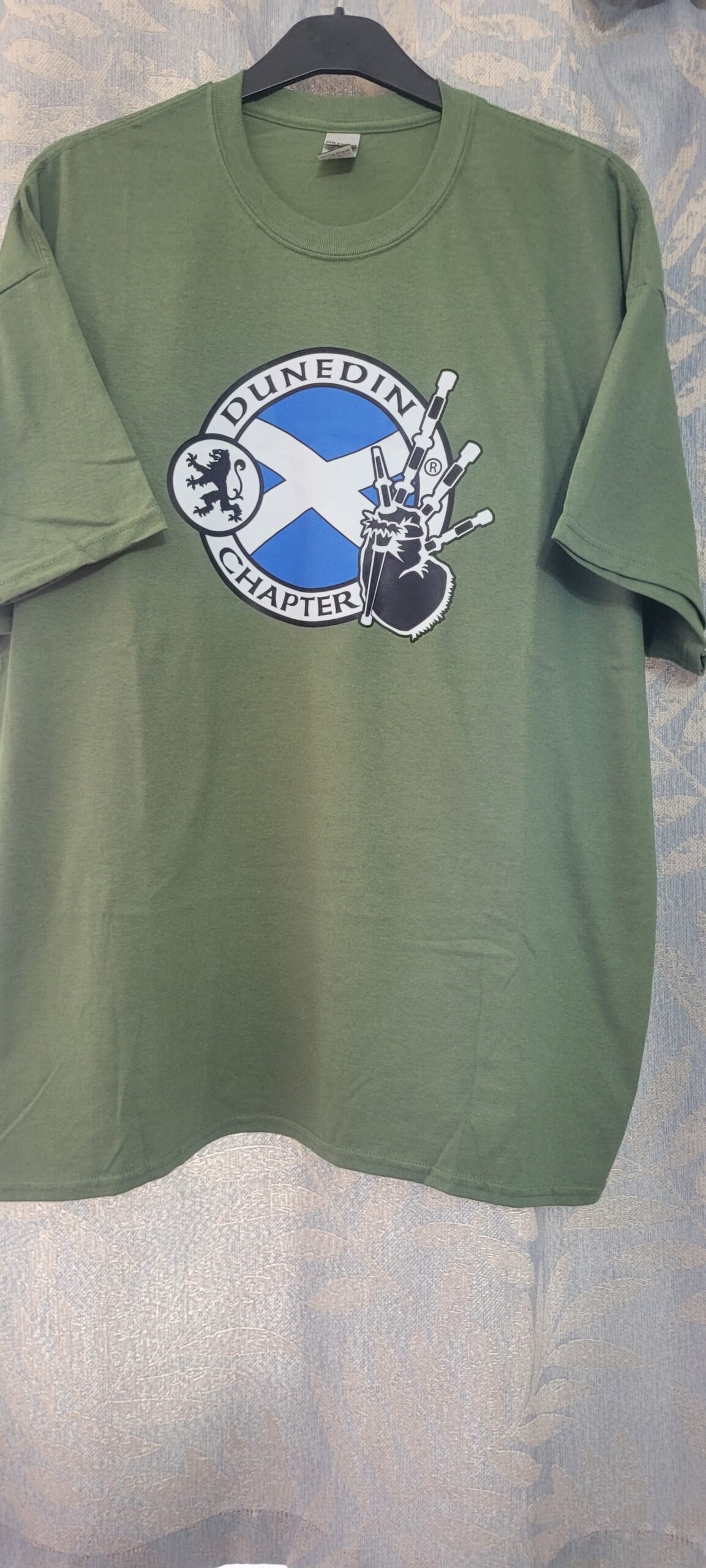 T-shirt with large transfers front and back